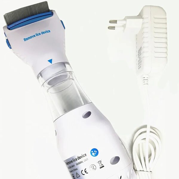 V Comb Electronic Head Lice Removal Machine | Chemical-Free Anti Lice Treatment Comb with Filters for Kids & Adults