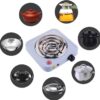 Electric coil burner for cooking in kitchen