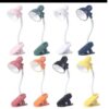 Office practical floral book table operated mini studying home students lamp night led study with clip eye caring dorm decor
