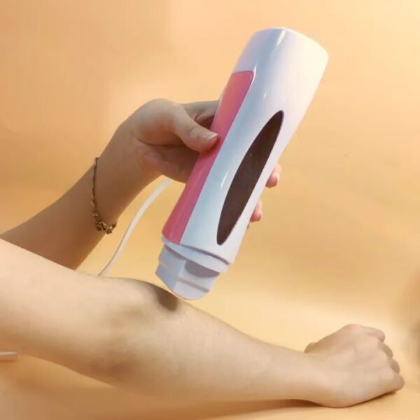 Depilatory wax machine kit for smooth skin