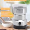 Raf mini electric grinder with open lid